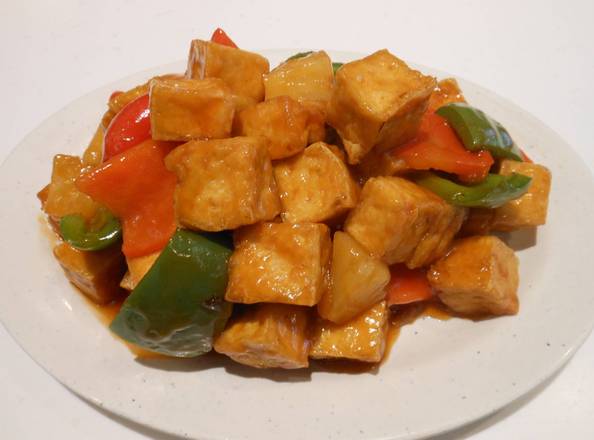 Sweet & Sour Deep-fried Tofu 菠蘿咕嚕豆腐